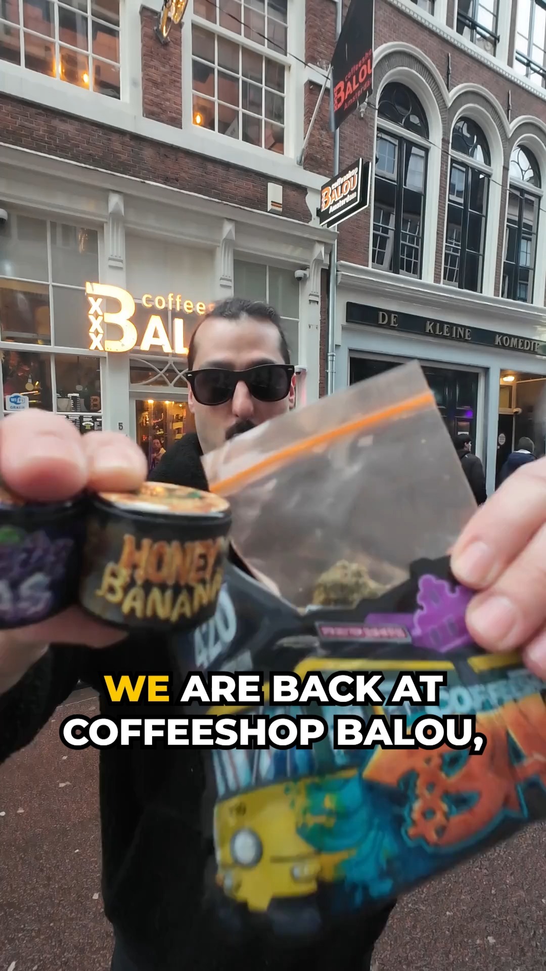 Daddy CoraX Went Shopping @coffeeshopbalouamsterdam @baloucoffeeshop @greengoldthebrand