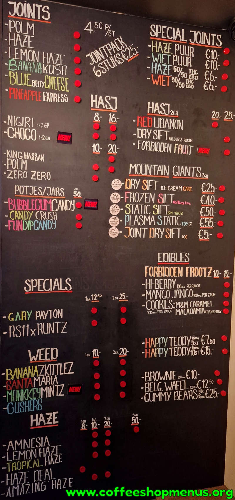 Aarden Plan B Menu 1