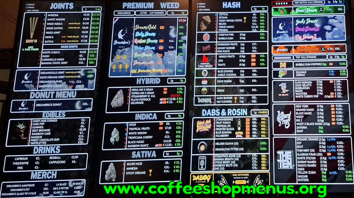 Empire Menu 2
