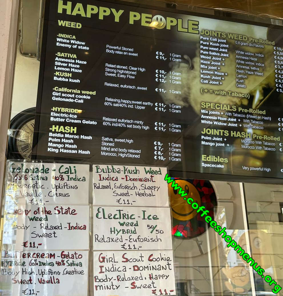 Happy People Menu 1