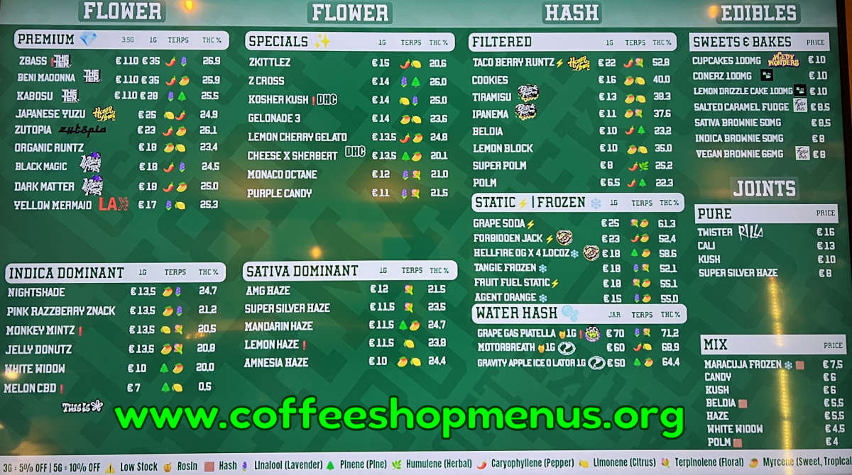 Siberie Menu 2